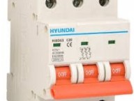 Mcb HyunDai HiBD63-N (3P) 6-63A 6kA